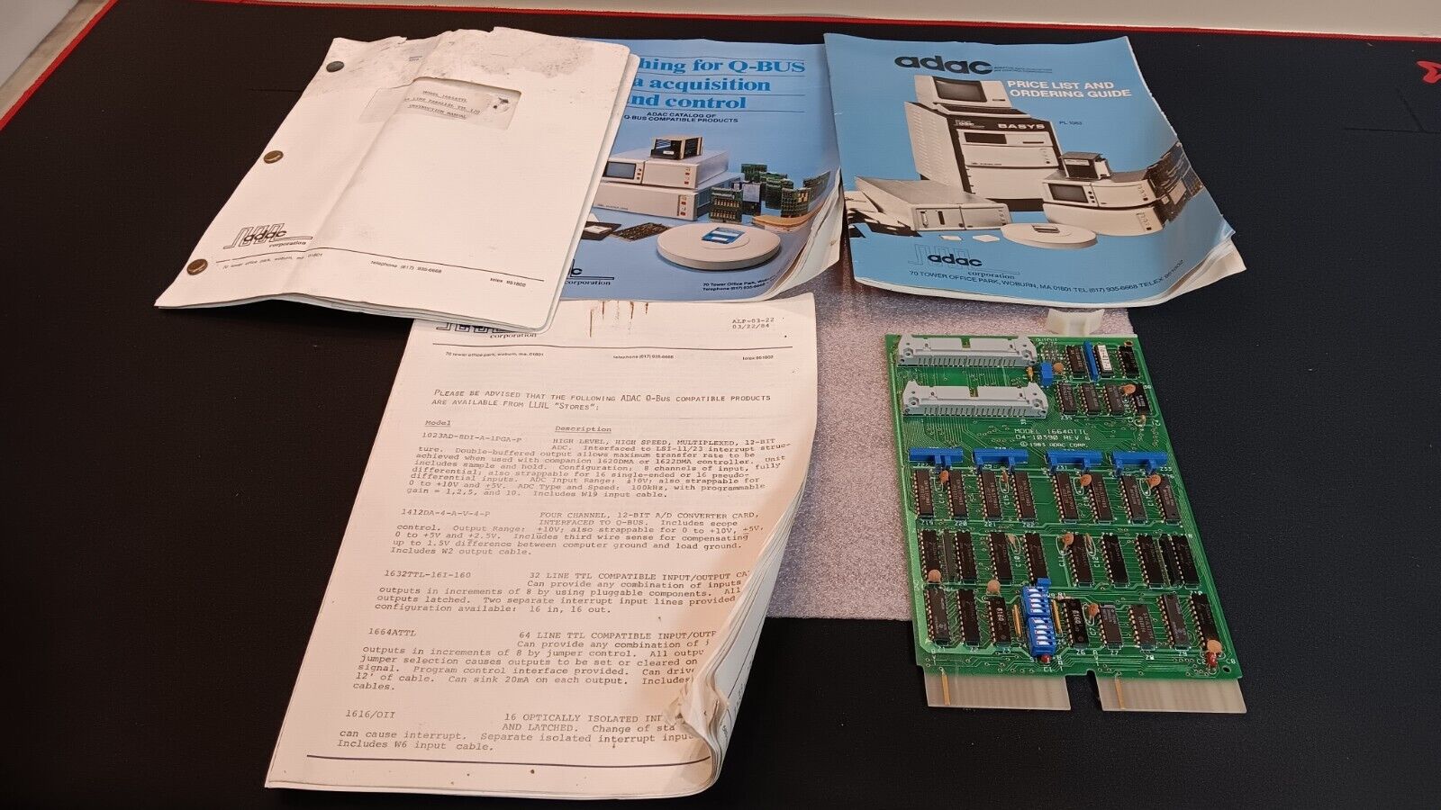 Dec/Adac Corp. D4-10390 Rev 6 Model 1664ATTL Output Pulse Board 1983 (B16)