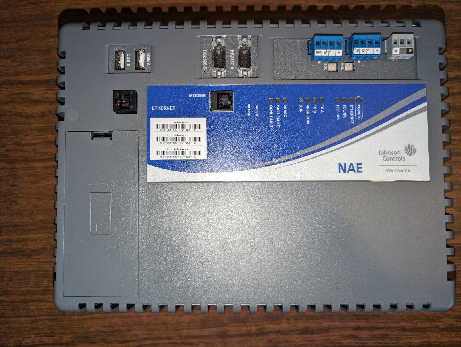 Johnson Controls Metasys MS-NAE5511-1 Network Engine NAE 5511 Ver. 5.0