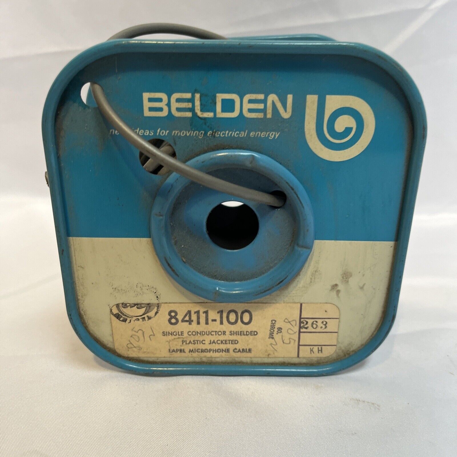 Belden 8411-100 Lapel Microphone Cable Single Conductor Shielded Partial Roll