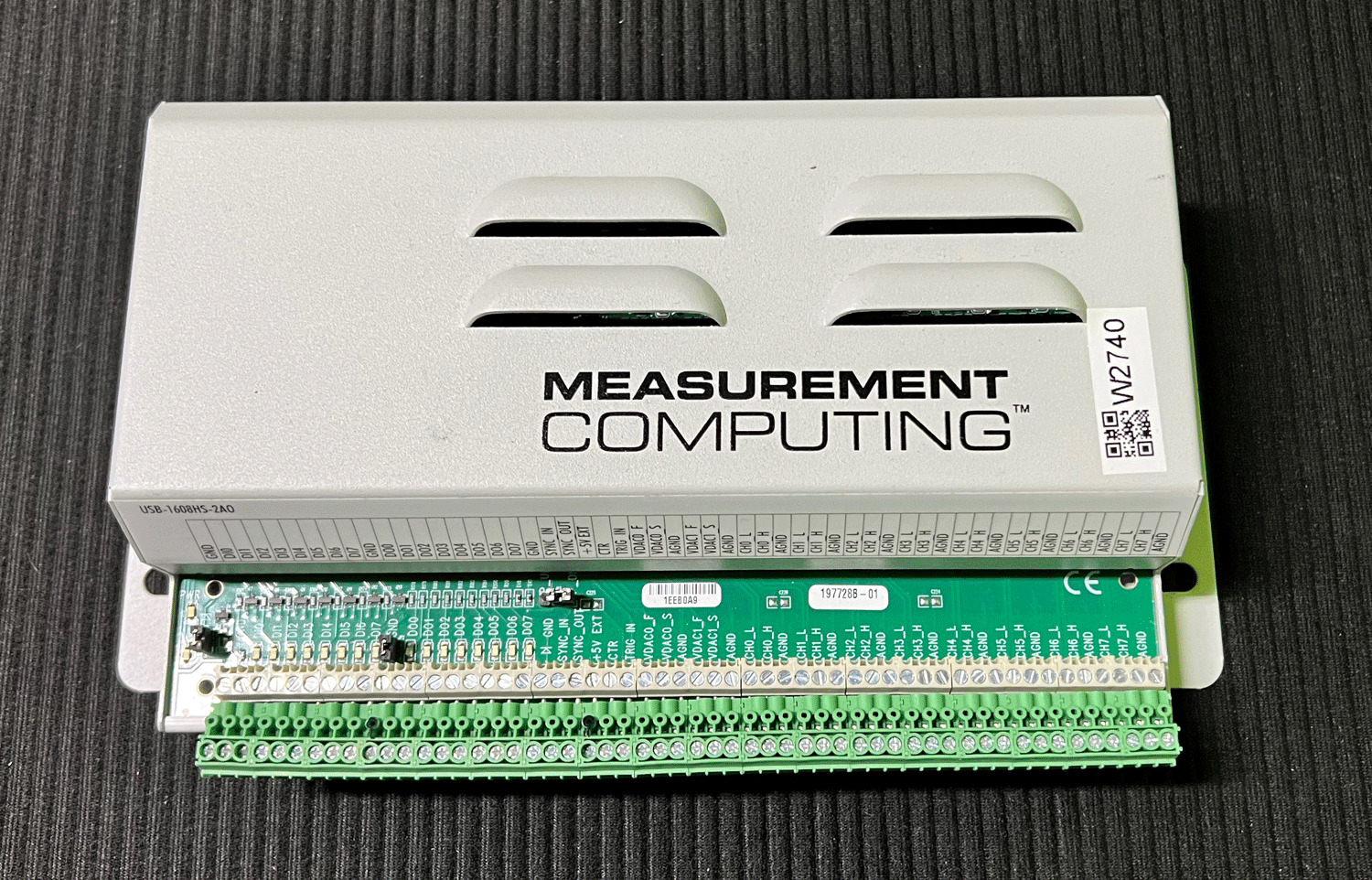 Measurement Computing 197728B USB 1608HS-2A0 16-Channel Digital DAQ +2 Analog