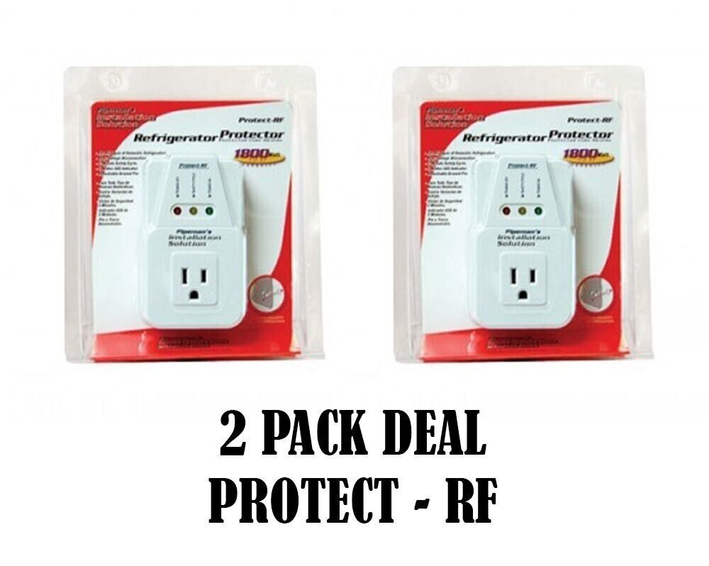 NEW AC Voltage Protector Brownout Surge Refrigerator 1800 Watt Appliance 2 Pack