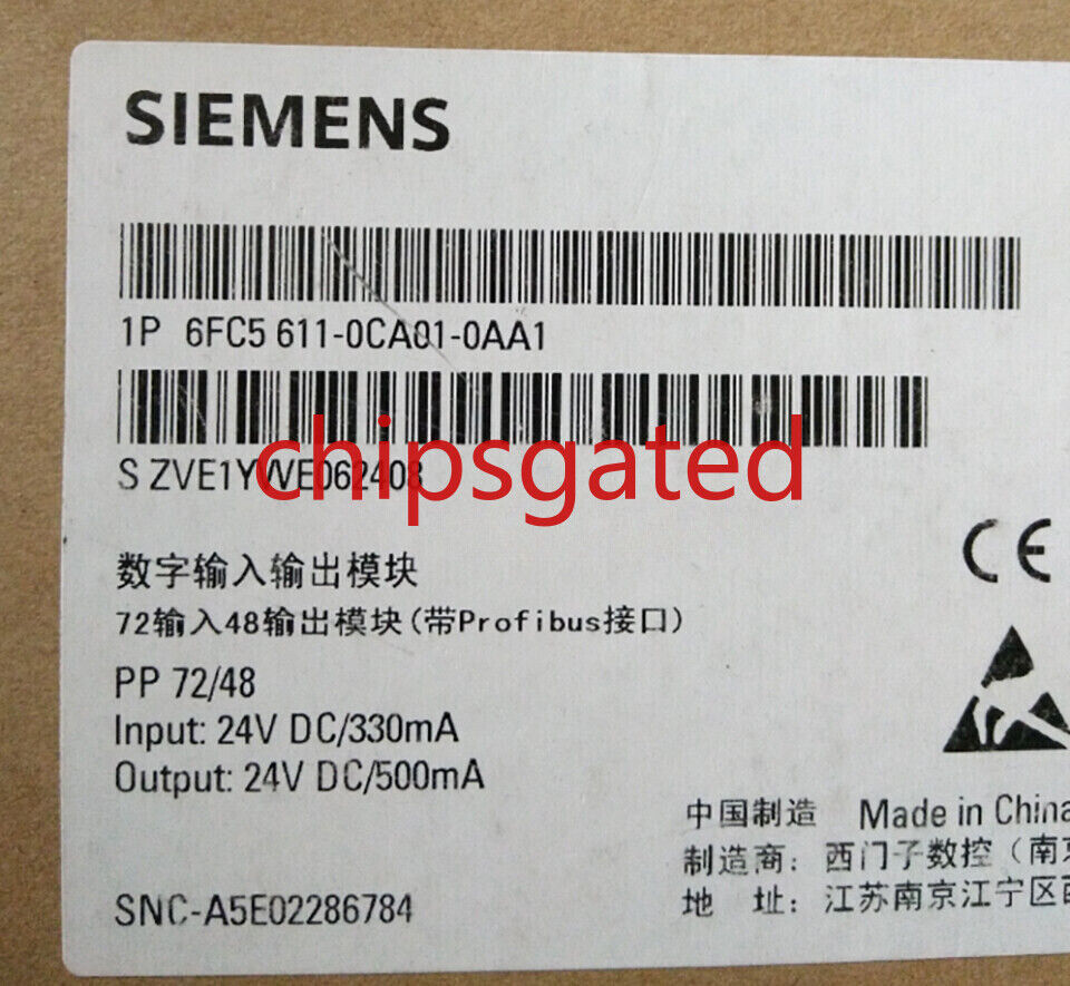 Brand New SIEMENS Output Module SIEMENS 6FC5611-0CA01-0AA1 