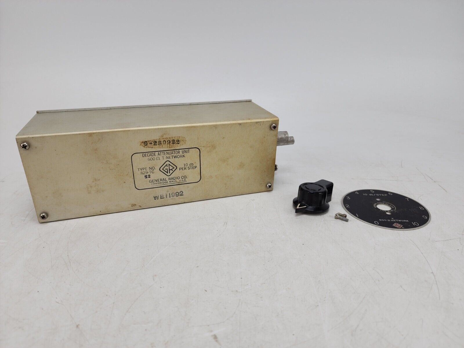 Vintage General Radio 829-TC Decade Attenuattor 10 dB Step 600 Ohms T-Network