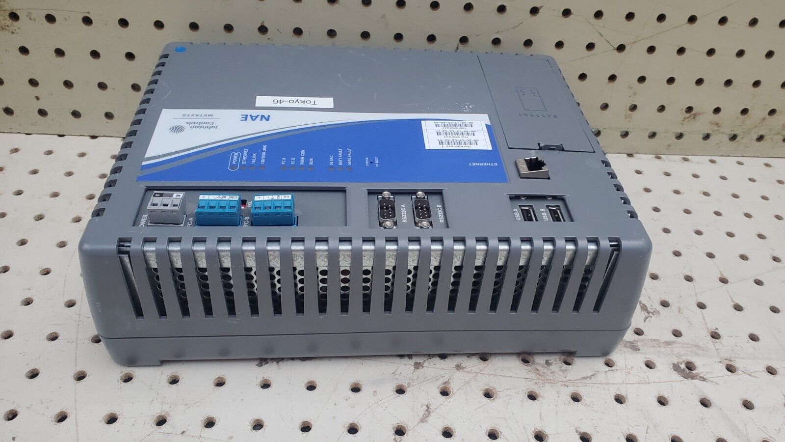 Johnson Controls NAE Metasys MS-NAE5510-2 Ver 6.0 REV K.  Untested - No Battery