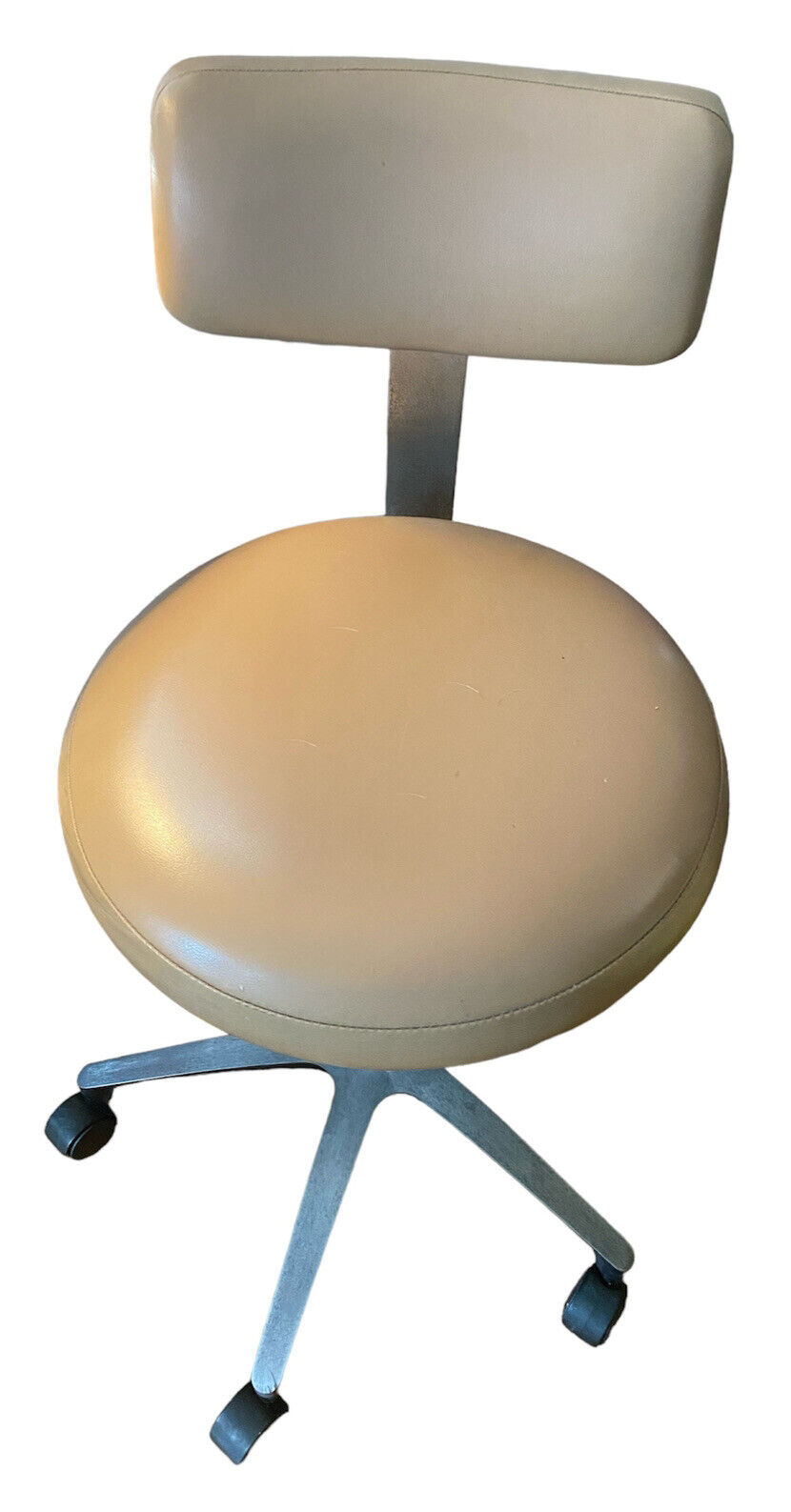 Adec Vintage Adjusting Dentist Doctor Medical Stool Rolling Swivel Chair