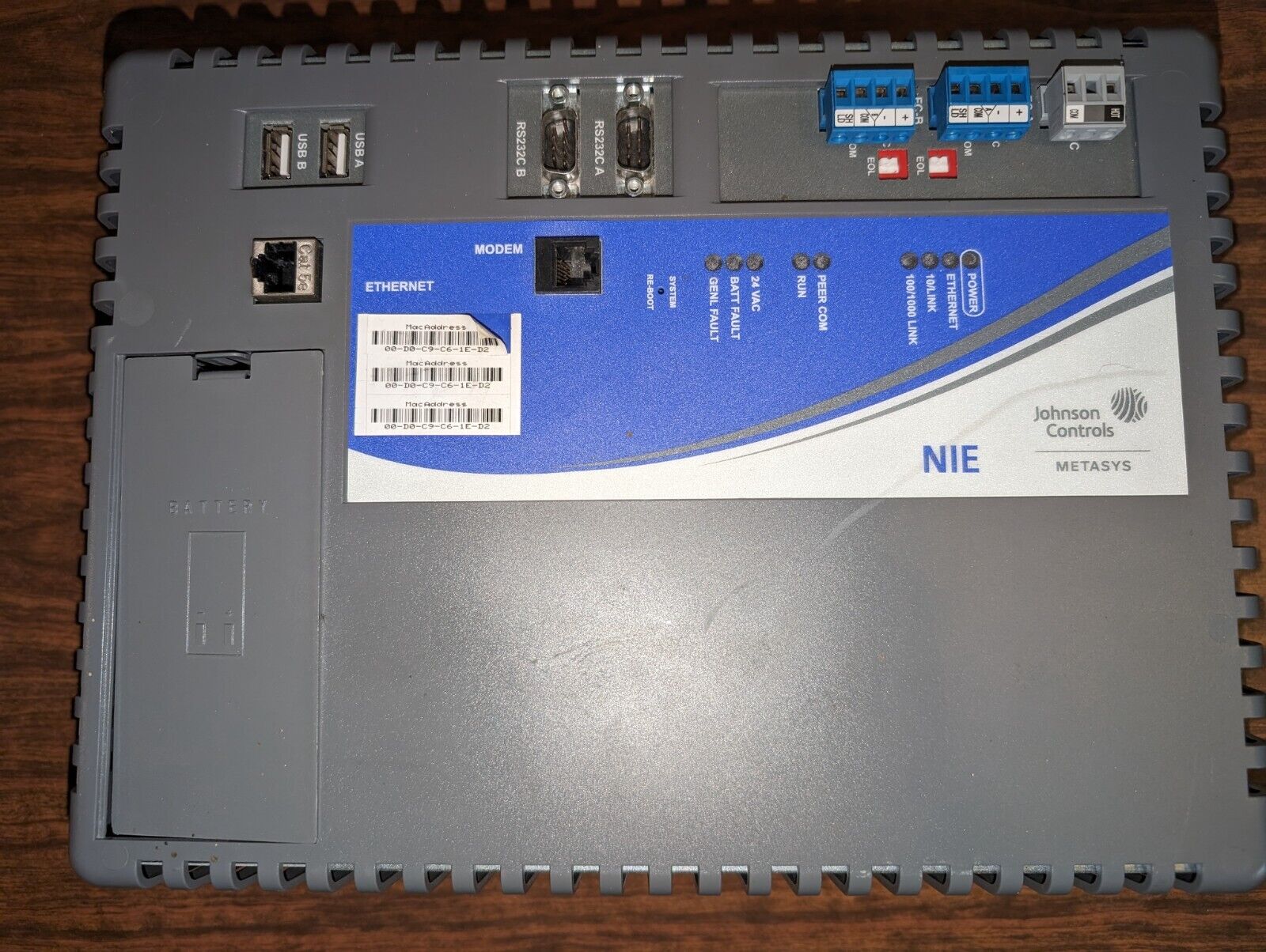 Johnson Controls Metasys MS-NAE5511-2 Network Engine NAE 5511 Ver. 5.2