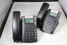 Lot of 2 Polycom VVX 201 Office IP Phones 2201-40450-001 - Refurbished picture