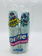 UNOPENED Vintage Dixie Cups Cherries 🍒 100 count of 7oz Cups picture