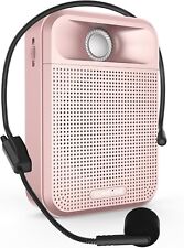Portable Voice Amplifier, Rechargeable Microphone Speaker-PINK picture