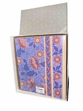 Vintage Carlton Floral Purple Address Book Unused In Original Box picture