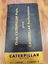 3 Vintage Caterpillar Fuel Filter Element A (7B-8262) NEW OLD STOCK original box picture