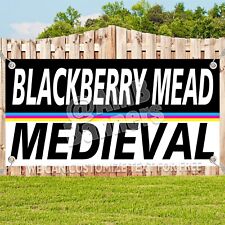 BLACKBERRY MEAD Advertising Vinyl Banner Flag Sign Many Sizes MEDIEVAL V2 picture