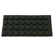 10mm Round Small Rubber Feet 3M Adhesive Backing 3mm Tall 32 Per Package picture