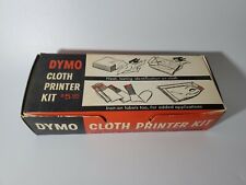 Vintage Dymo Cloth Printer Kit RARE  picture