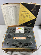 Heathkit TC-2 Vintage Tube Checker/Tester w/ Manual in Wood Case Powers On picture