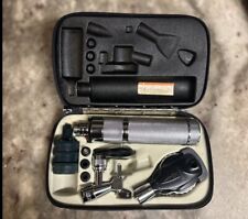 VINTAGE WELCH ALLYN DIAGNOSTIC SET OTOSCOPE & OPHTHALMOSCOPE IN CASE picture