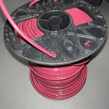 10 AWG RED STRANDED THHN Wire 90% Of A  500 Ft. Spool, Some Dirt From Truck picture
