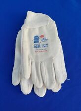 Vintage Double Rose Portland Glove Co. Cotton Work Gloves Carlton Oregon picture