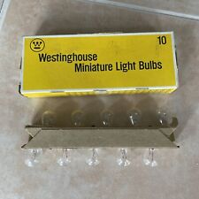 Vintage - 10 Westinghouse 1003 Miniature Light Bulbs picture