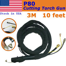 P80 Plasma Cutter Torch For Cutting Machine 2-PIN Connect 3M & 10Feet  Pilot ARC picture