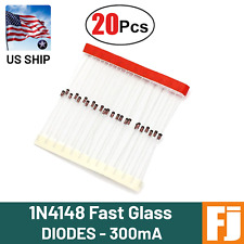 20 Pcs 1N4148 100v Fast Switching Glass Diode 1N914 | DO-35 Axial | US Ship picture