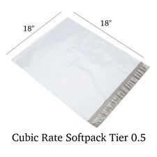 18x18 Poly Mailer Cubic Rate Softpack Tier 5 0.5 Bag Self Seal 18