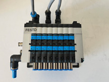 FESTO Solenoid Valve Manifold CPV10-GE-DN2-8 Pneumatic with 8 CPV10-V1 picture