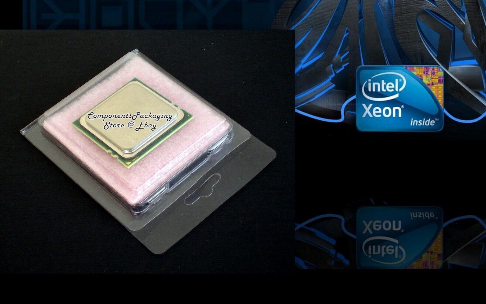 120 - LGA1366 CPU Clam Shell Case for Intel Xeon. Core i7 CPU - Anti Static Foam
