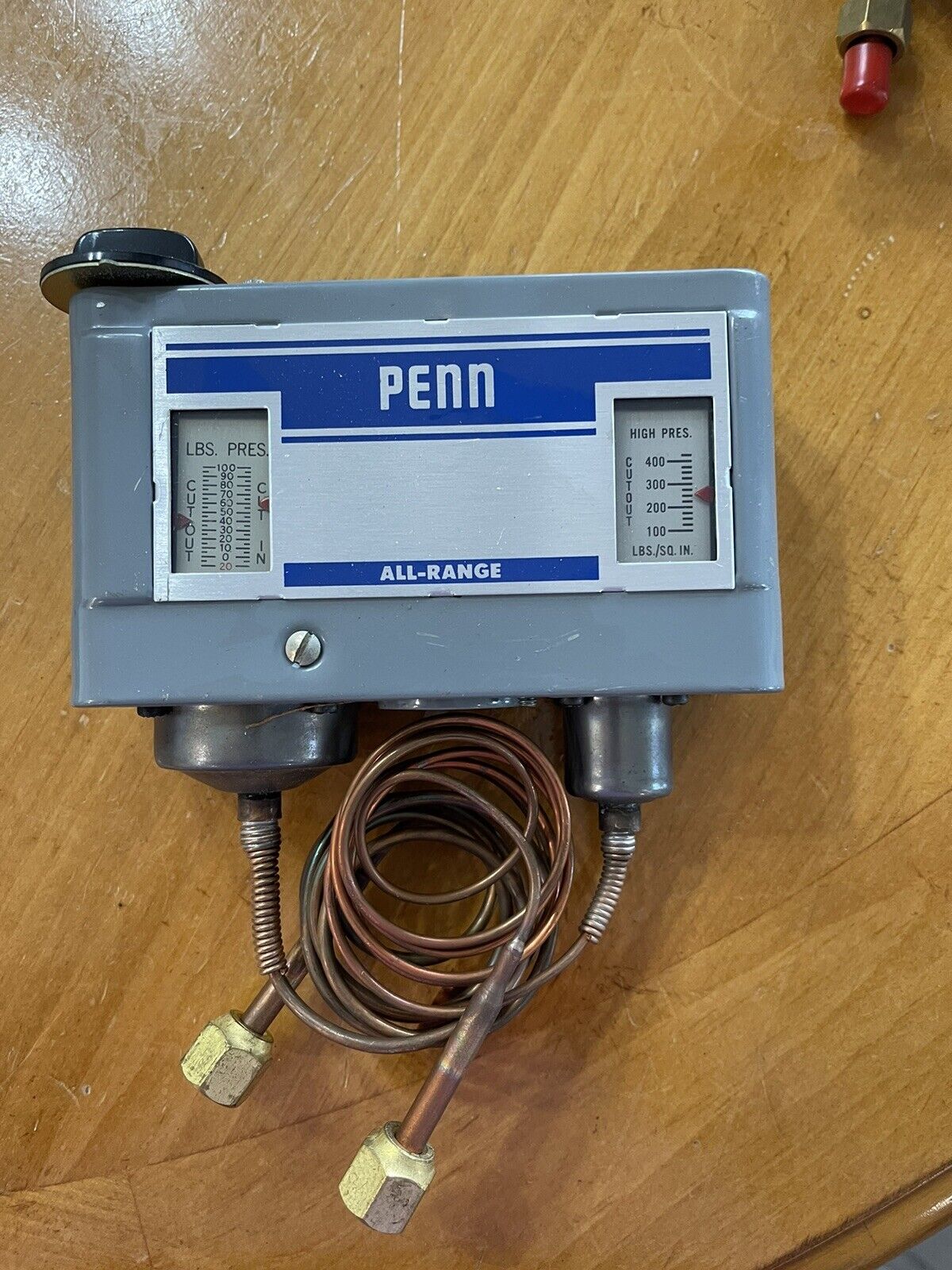 Penn/Johnson Controls P72LB-1 Dual Pressure Control W/ 36” Cap Tubes