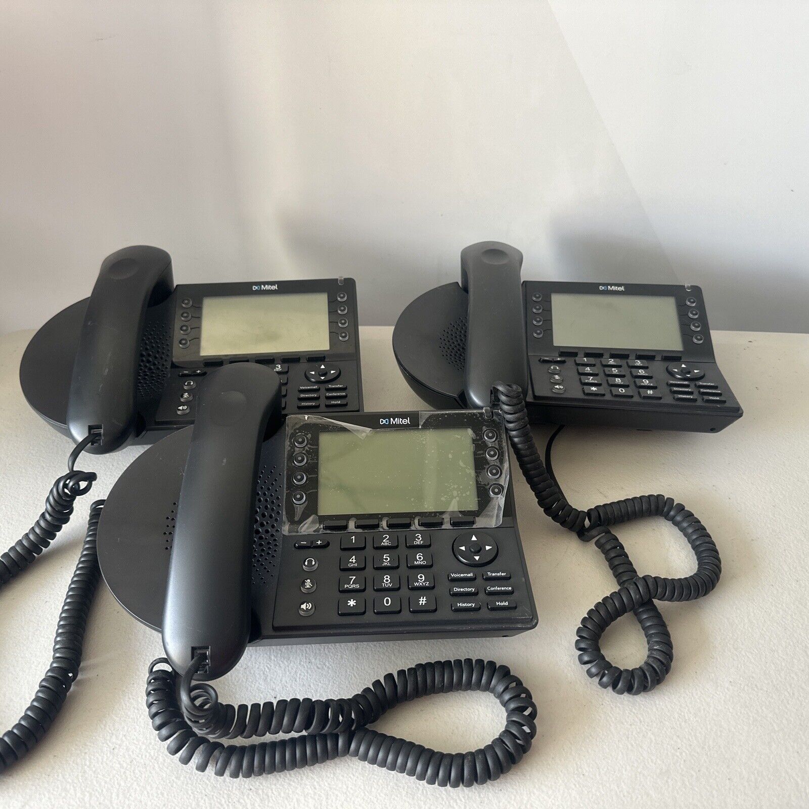 Lot Of 3 Mitel IP480G Phone VoIP System Office Phones