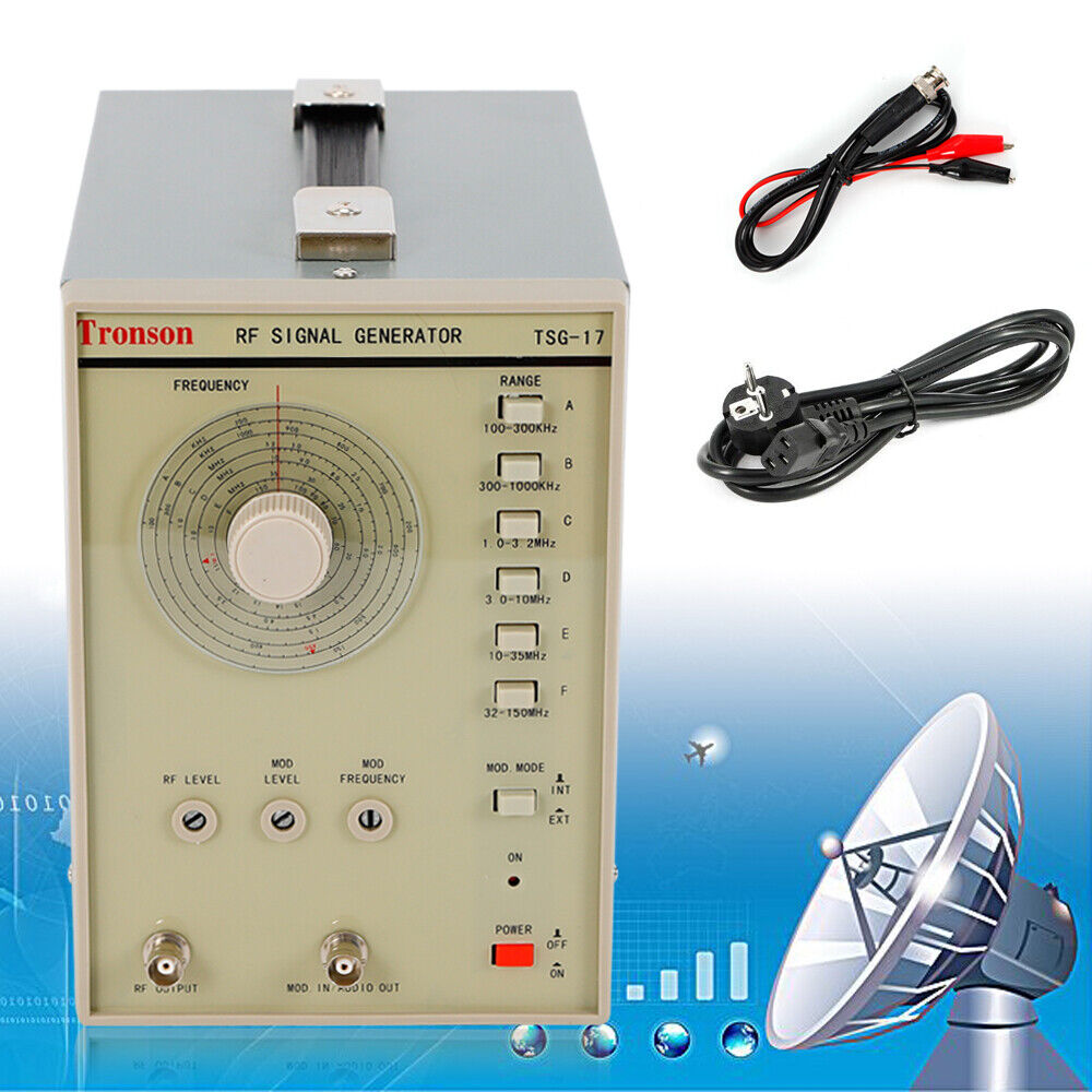 Radio Frequency Signal Generators RF/AM TSG-17 100kHz-150MHz High Precision New