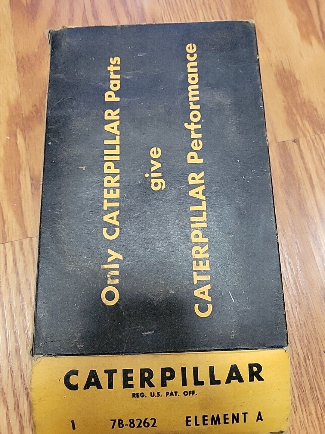 3 Vintage Caterpillar Fuel Filter Element A (7B-8262) NEW OLD STOCK original box