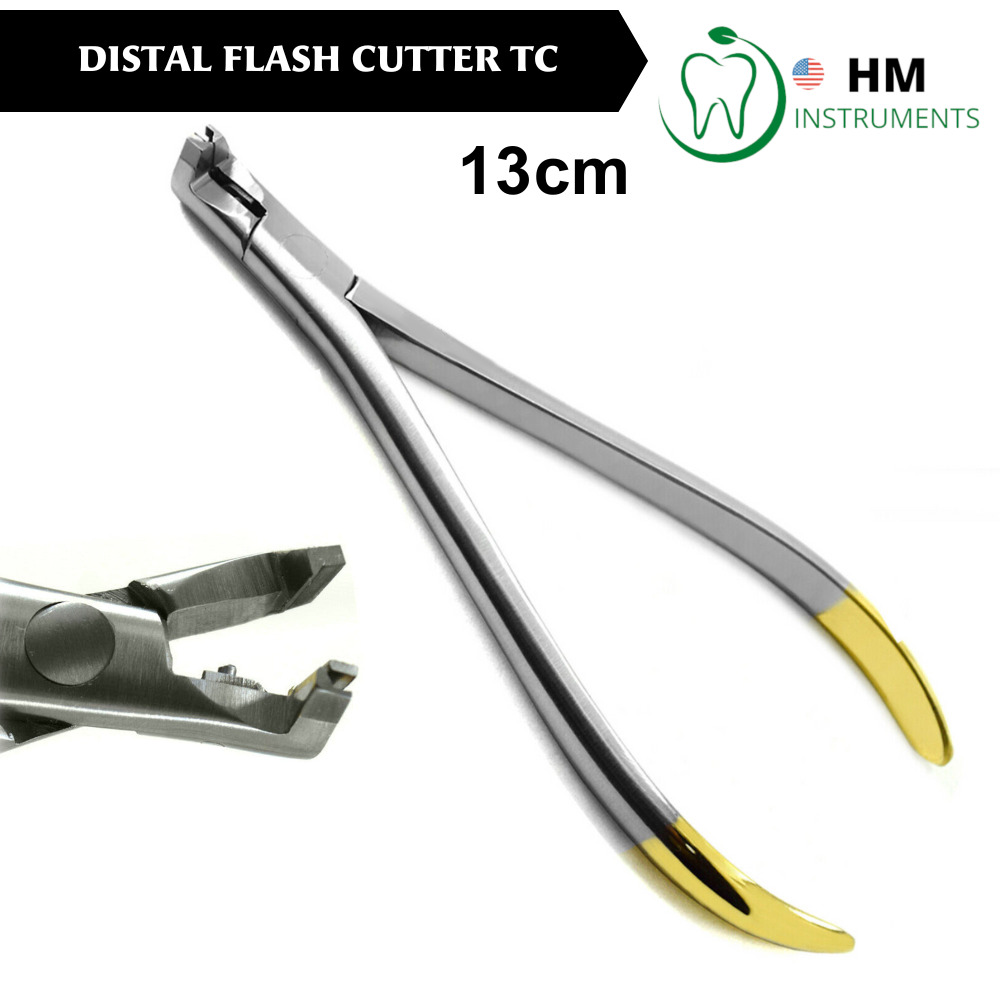Orthodontic Instruments TC Distal Flash Cutter Plier Hold & Cut Soft Hard Wire