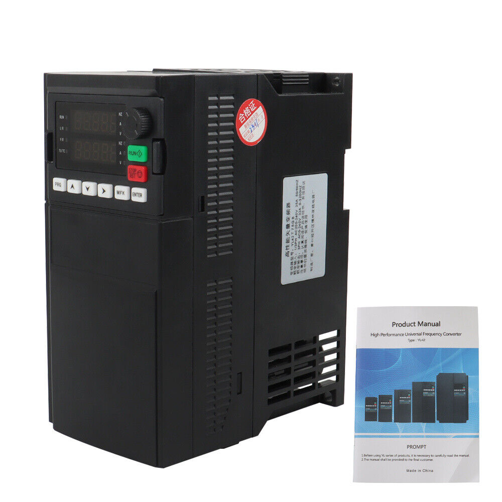 1 To 3 Phase 7.5KW 10HP 220V Variable Frequency Drive Inverter CNC VFD VSD New