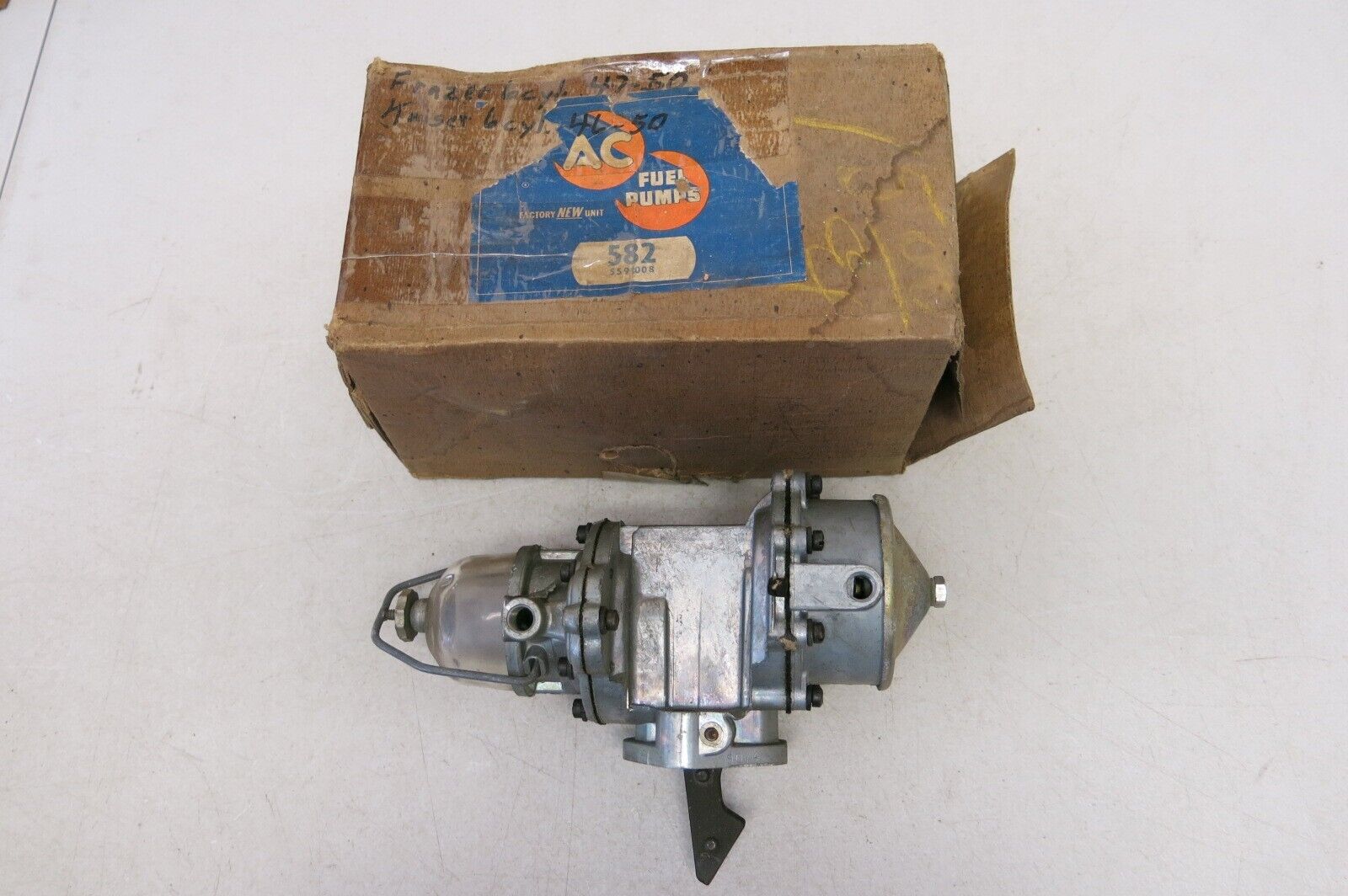 Vintage AC 582 Double Action Fuel Pump fits 1946-1950 Kaiser Frazer V6