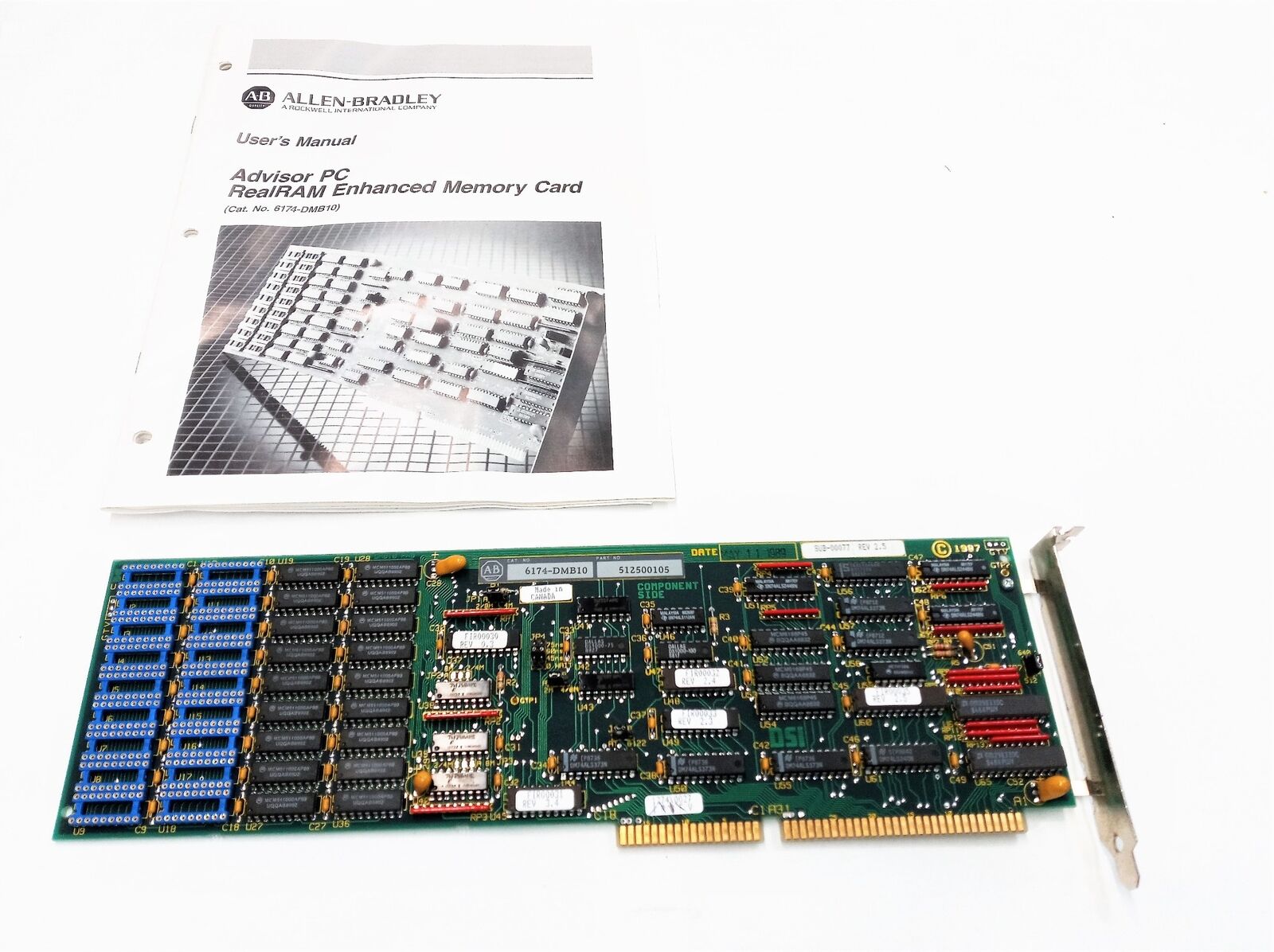 Allen-Bradley Enhanced Memory Card 6174-DMB10/512500105 Rev. 2.5 USED