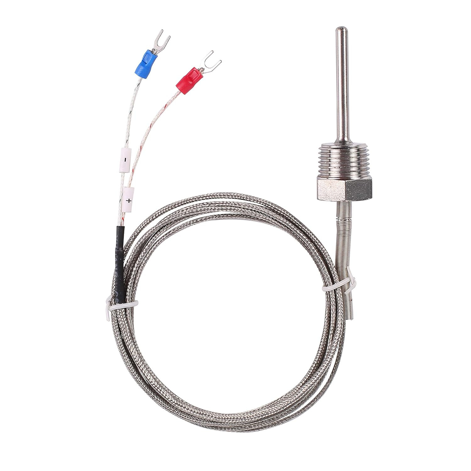 Waterproof K Type Thermocouple -  Grounded Temperature Sensor Probe for P