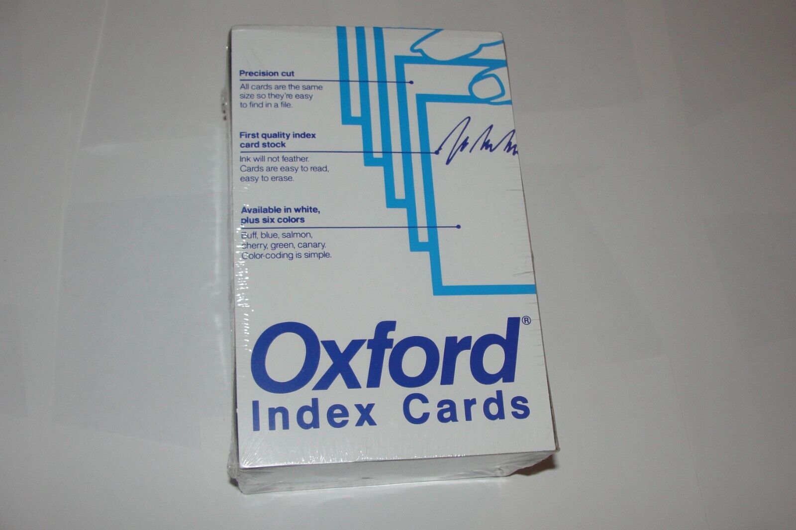 Vintage 1000 Count Oxford 3” x 5” (7320) index Cards Huge Lot made in NY USA