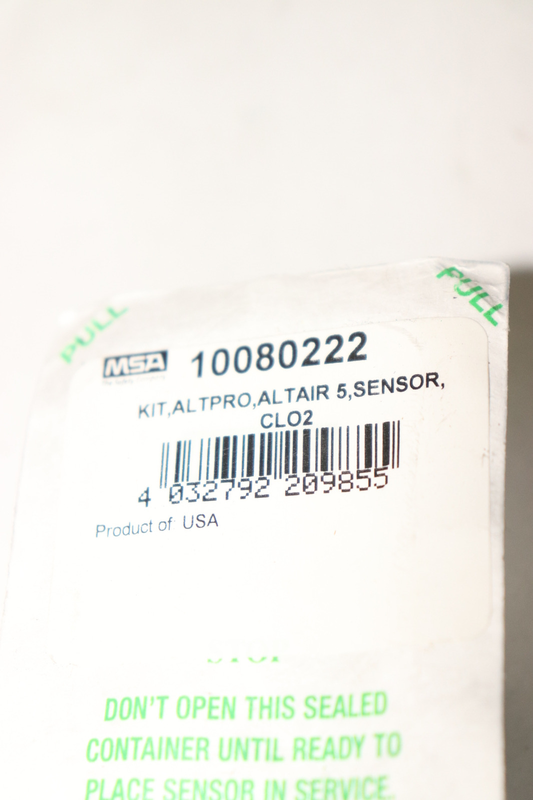 MSA Sensor Kit ALTAIR Pro ALTAIR 5X 10080222