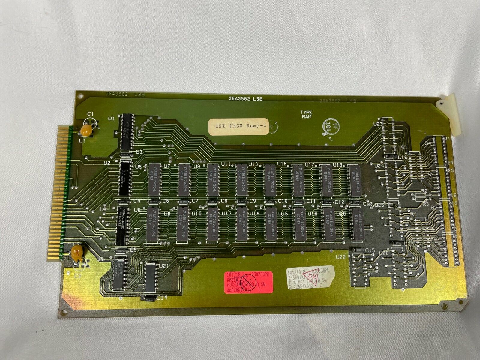 Circuit Board CSI  (MCU  Ram) 1 MUX RAM DM6001x1 36A2654X012