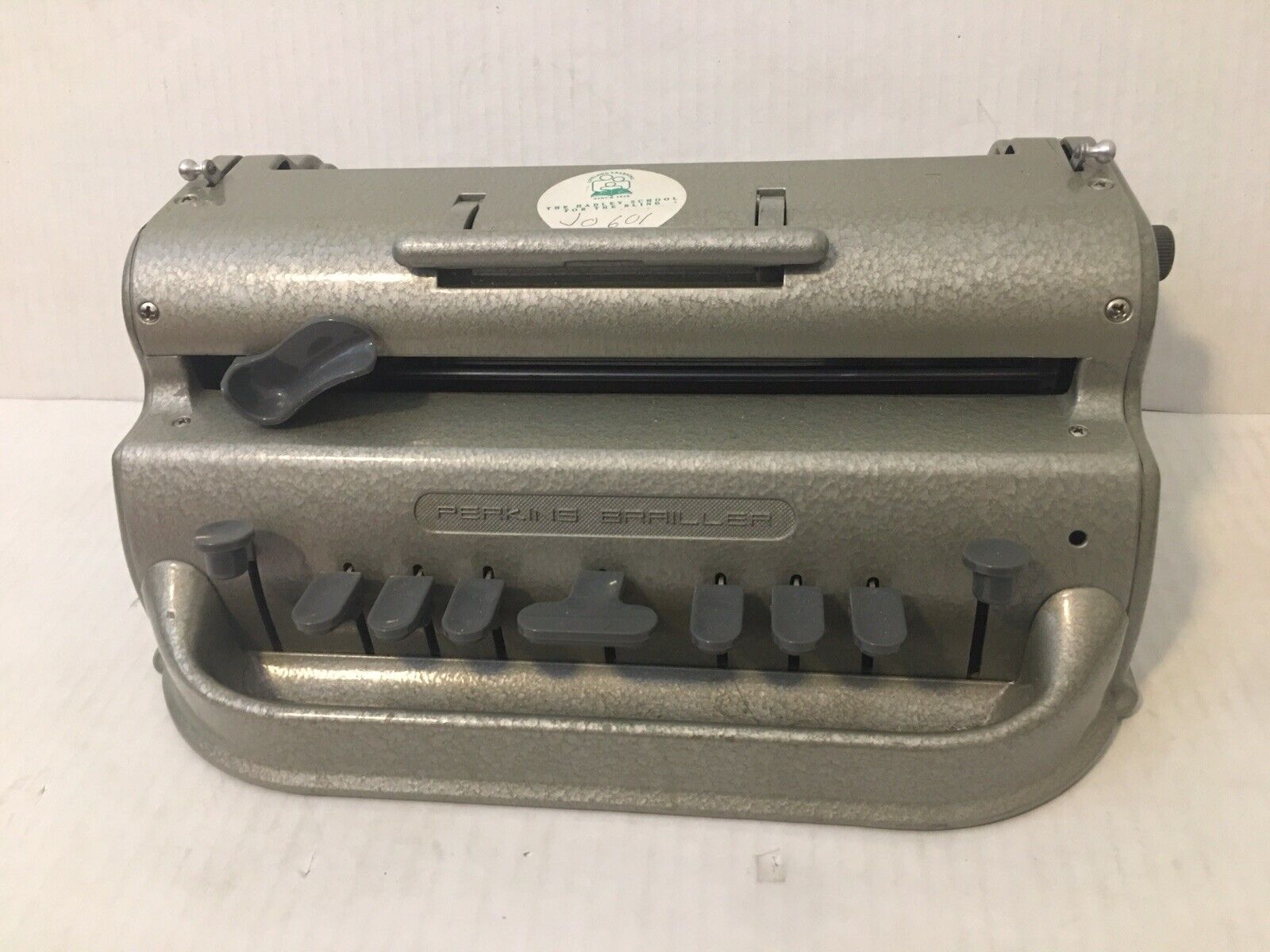 Perkins Brailler Vintage Braille Typewriter David Abraham (WORKING)
