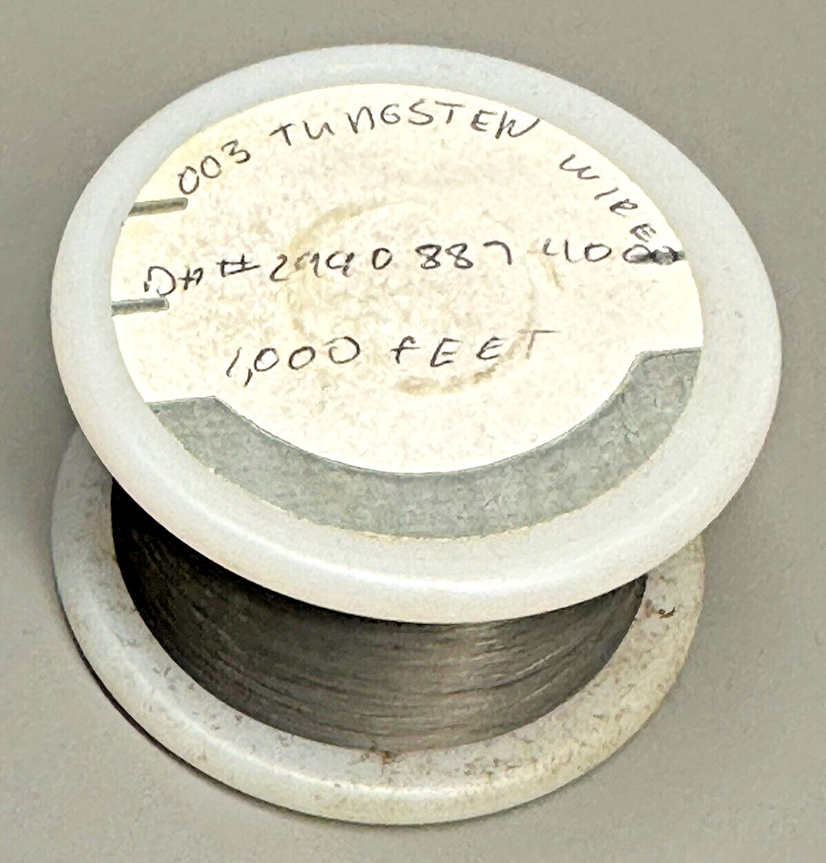 NOS  Vintage Tungsten Fine Wire 0.003” Diameter  1000 Feet (304.8 Meters)