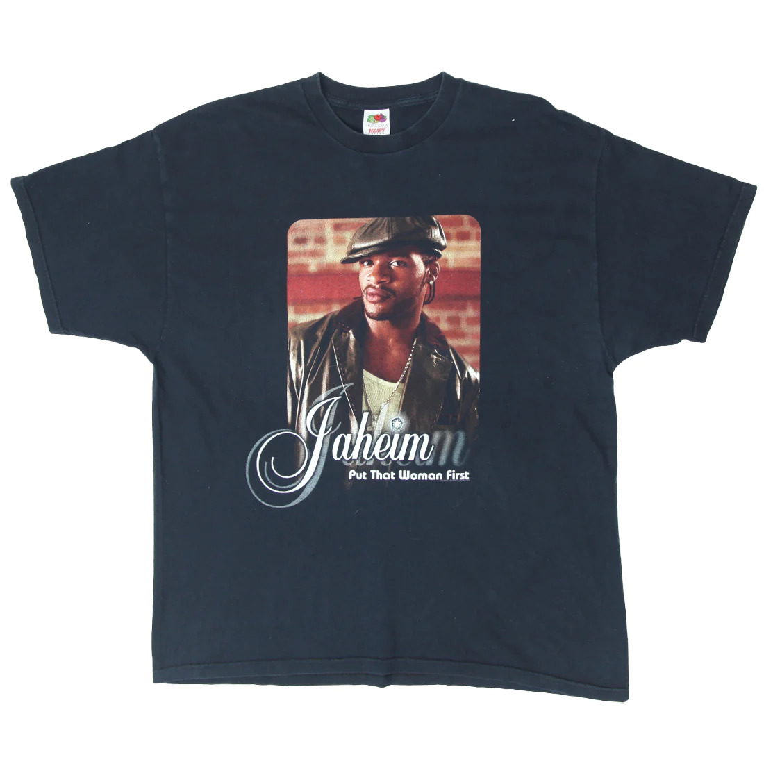 2003 Vintage Jaheim Put That Woman First Tour T-Shirt Black 2XL