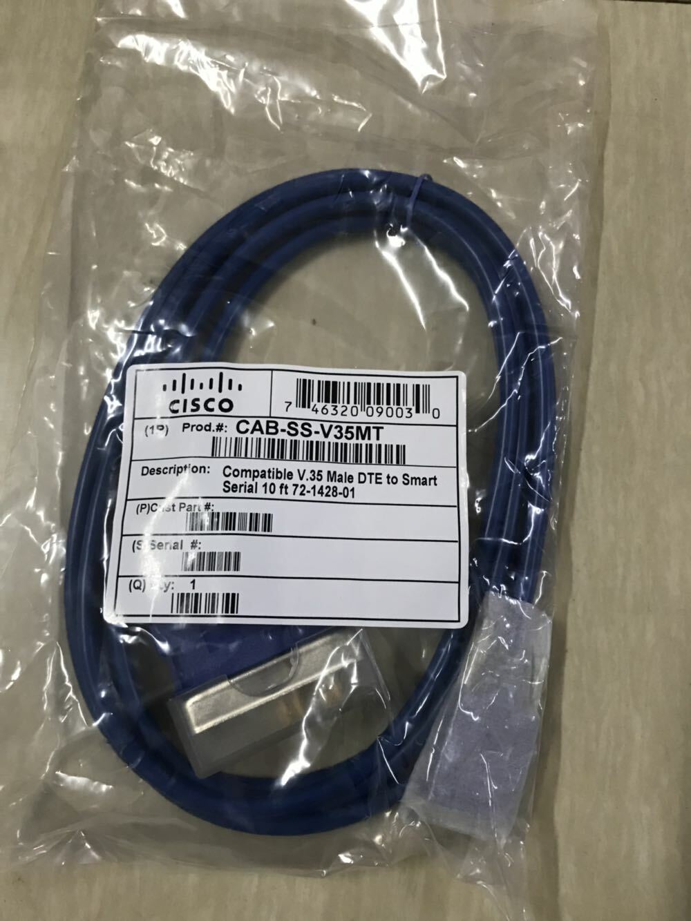 Cisco CAB-SS-V35MT V.35 Networking Cable DTE Male to Smart Serial 10 Feet 3M