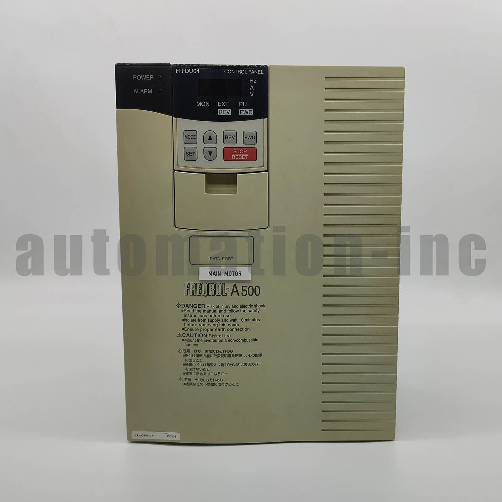 USED Mitsubishi FR-A520-11K Inverter A500 11K 220V test in good condition &AC