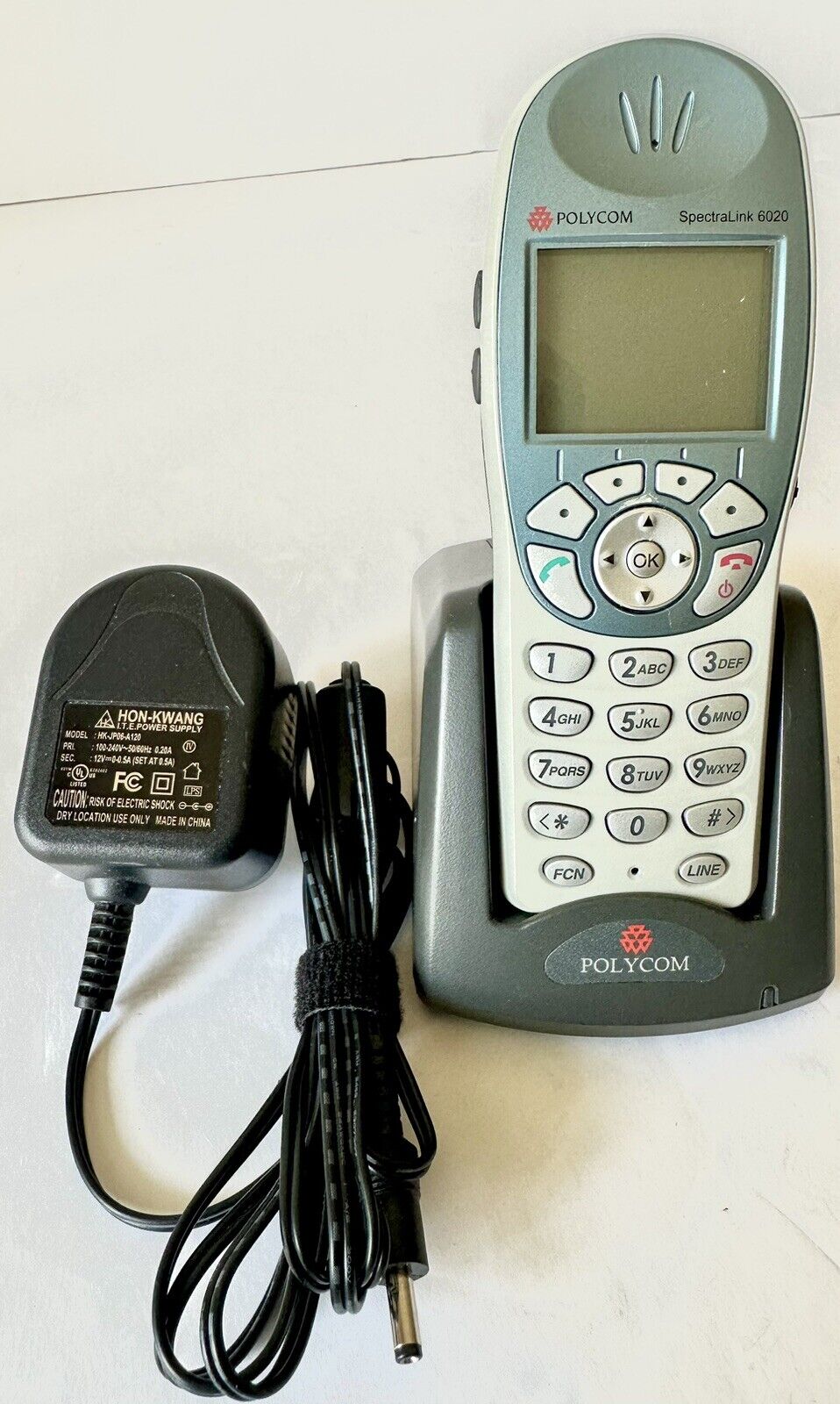 Polycom Spectralink 602x Wireless Digital Phone w/ Battery Charging Base Handset