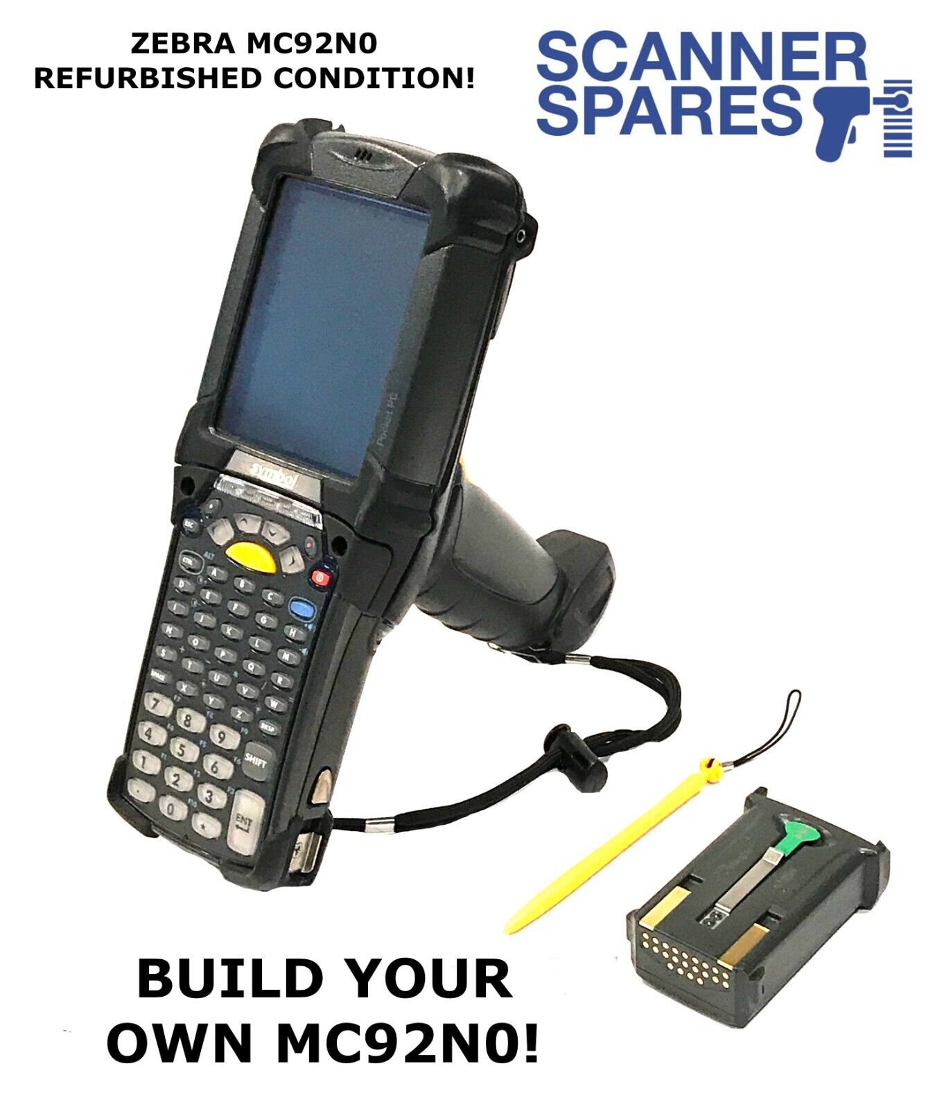 Zebra MC92N0-G Warehouse Wireless Barcode Scanner, BUILD YOUR OWN MC9200🔥🔧⭐