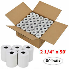 2 1/4 x 50' Thermal Paper 50 Rolls Credit Card & Cash Register POS Receipt Paper picture