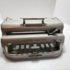 HOWE PERKINS BRAILLER for Blind David Abraham Braille Machine Vtg W Cover USA picture