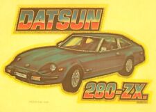 Authentic VINTAGE Datsun 280-ZX Red/White/Blue Heat Transfer Iron On picture